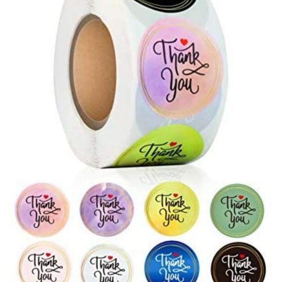 Office | 50 15 Inch Thank You Stickers | Poshmark